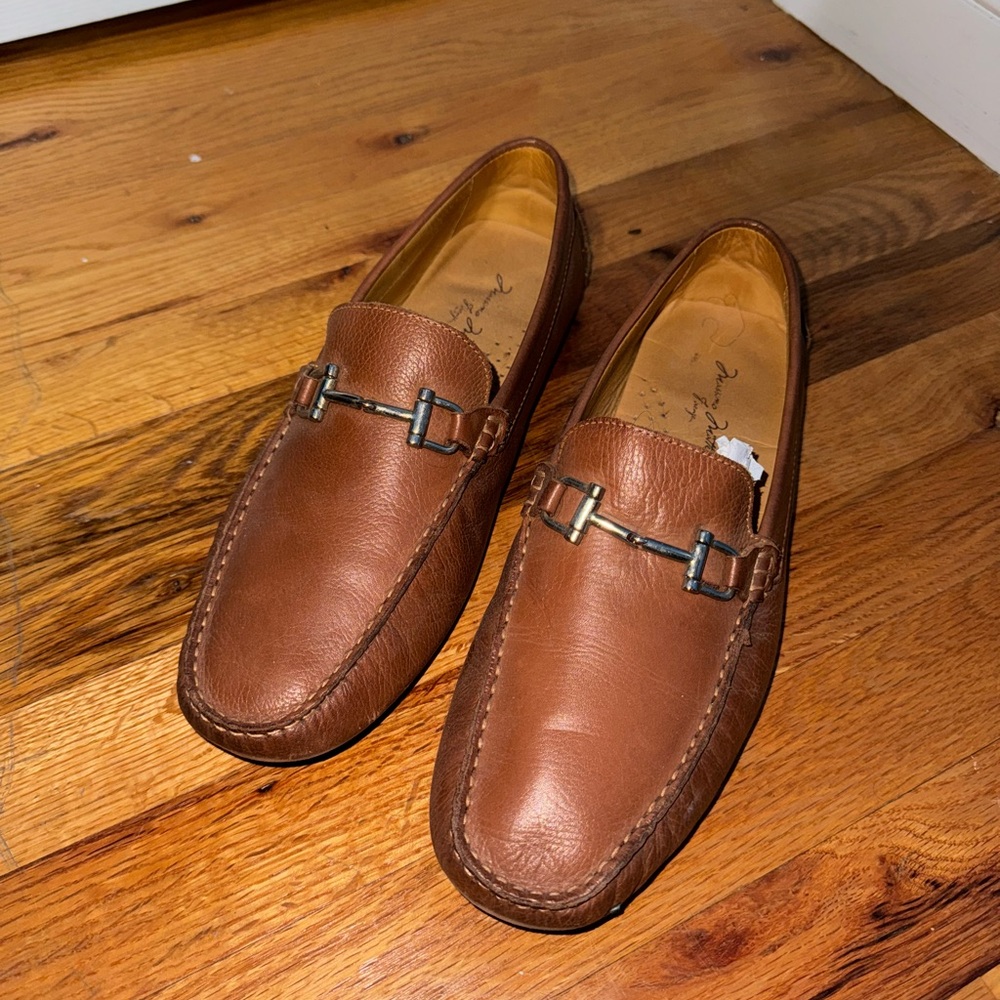 Massimo Matteo Brown Buckle Loafer size 10